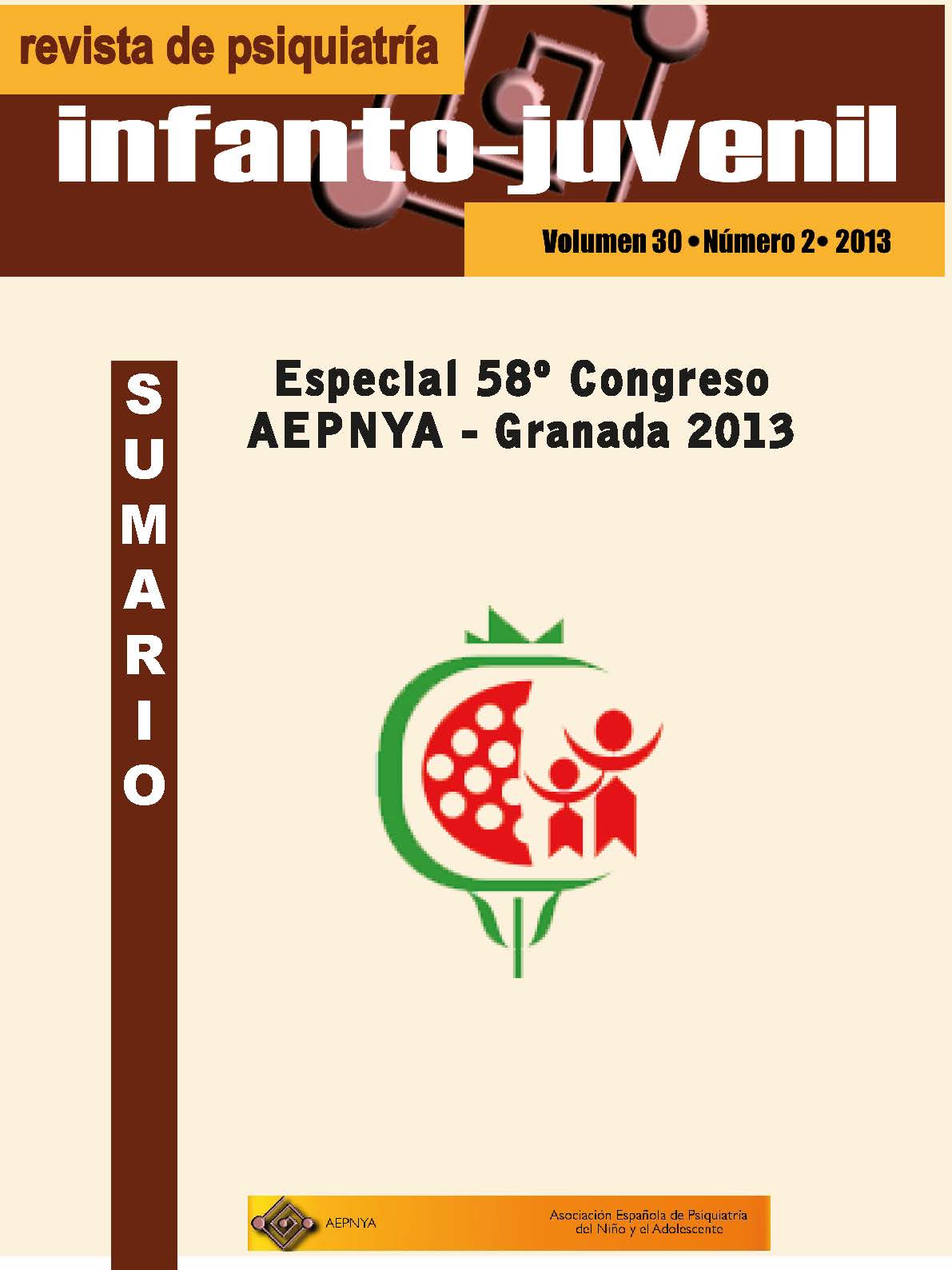 					Ver Vol. 30 Núm. 2 (2013): 58 Congreso AEPNYA. Granada 2013
				