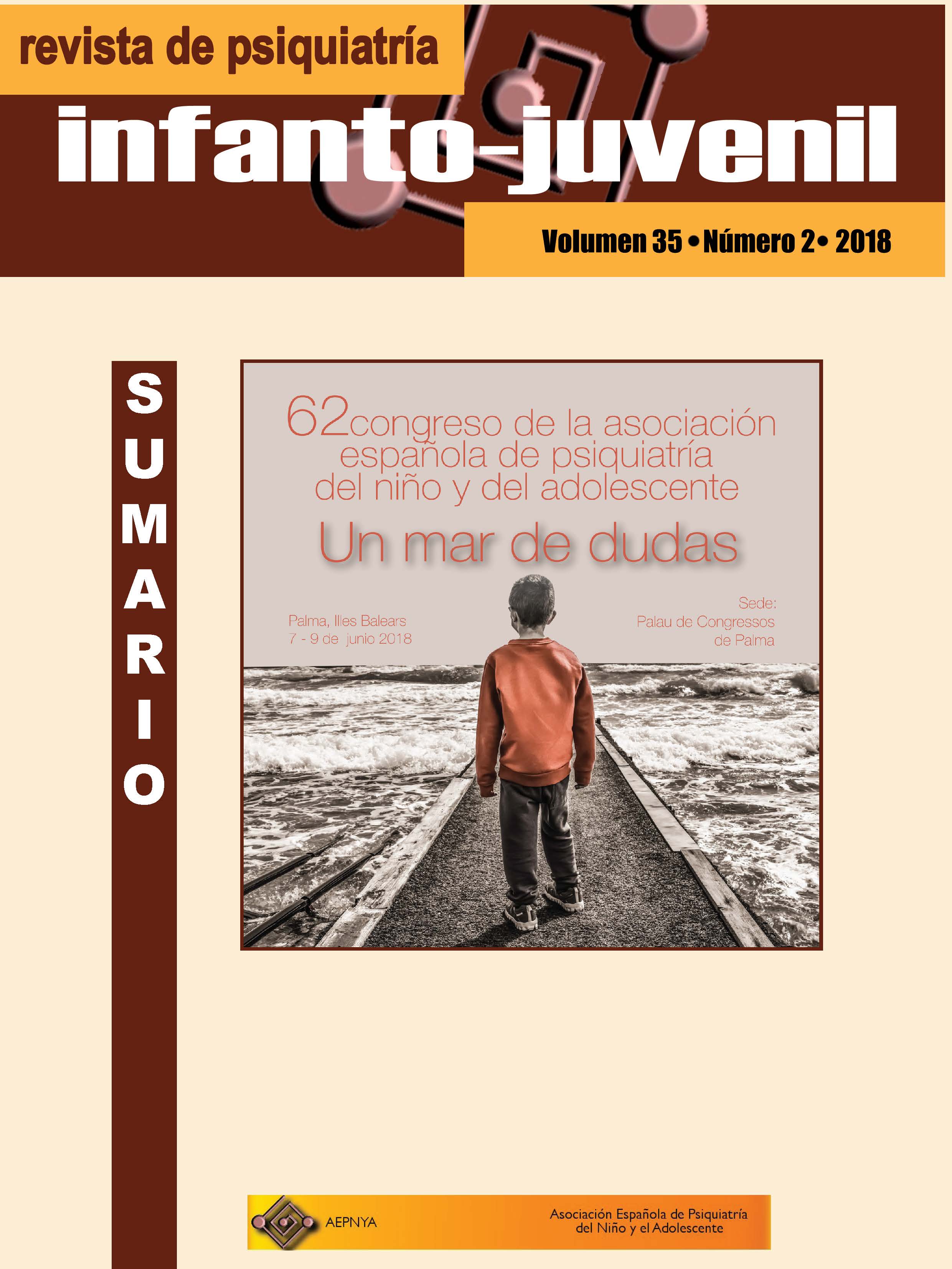 					View Vol. 35 No. 2 (2018): 62 congreso de la Asociación Española de Psiquiatría del Niño y del Adolescente. Un mar de dudas
				